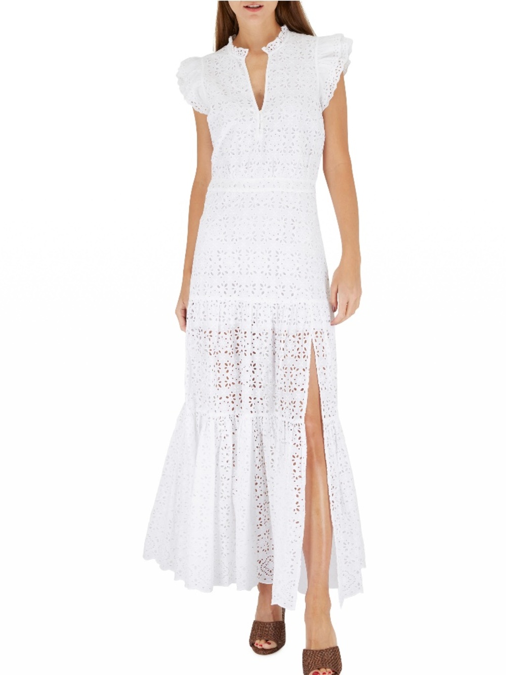 Veronica Beard Satori Eyelet Maxi Dress